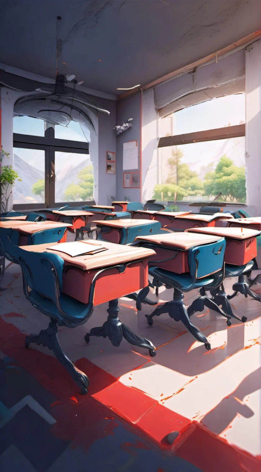 ai character: MHA Punch Count background