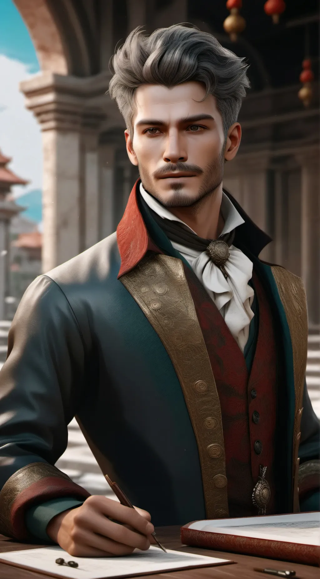 ai character: Alan♡☆ background