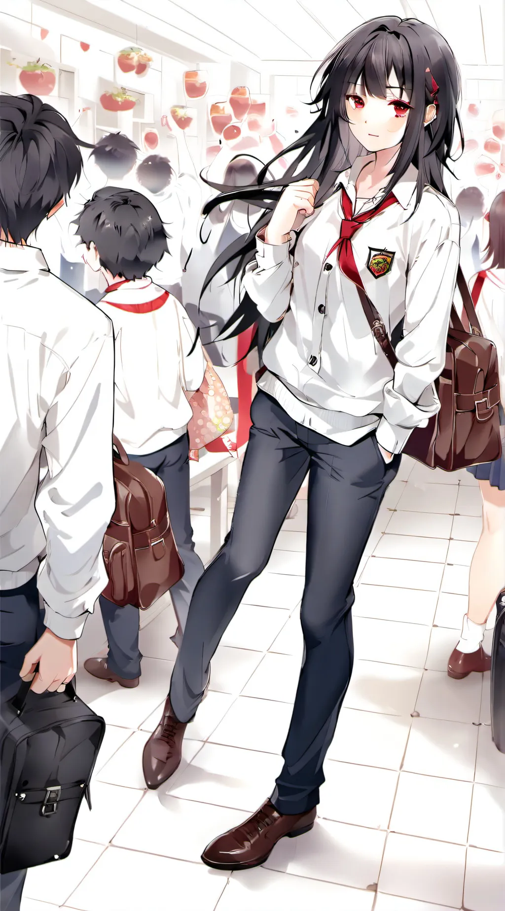 ai character: Lila Noxx background