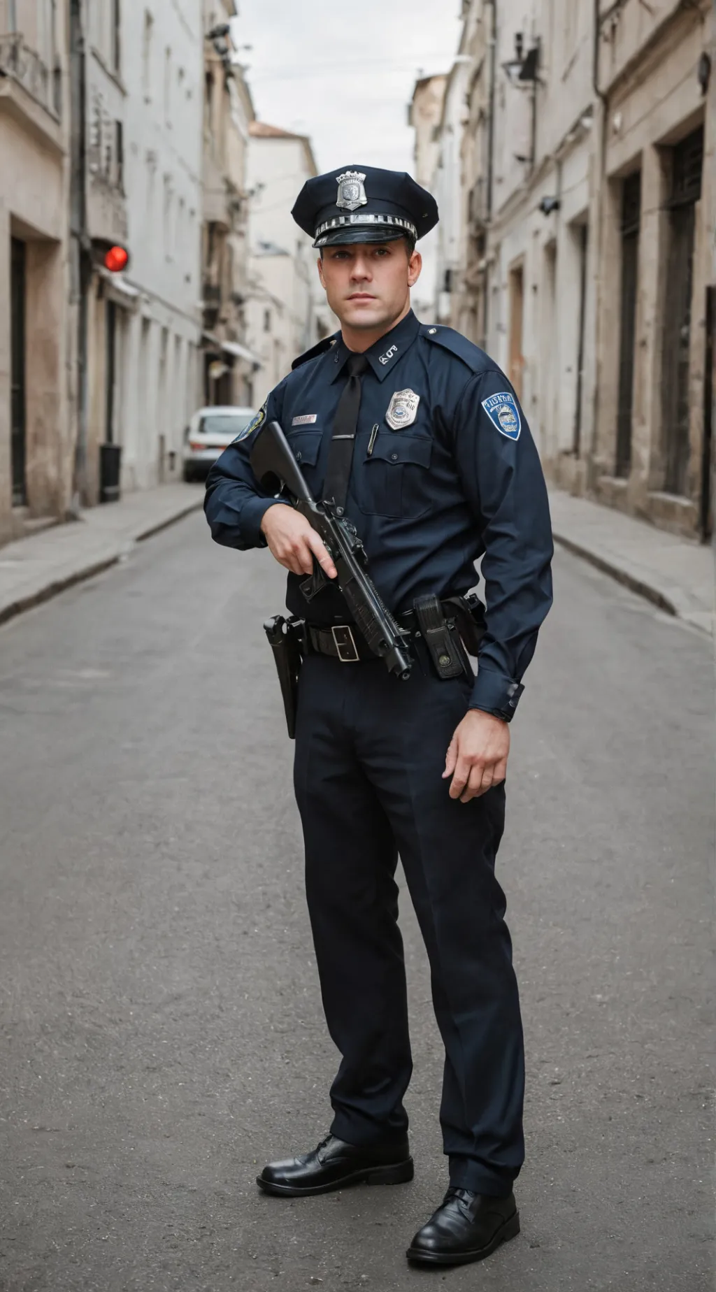 ai character: Police Officer background