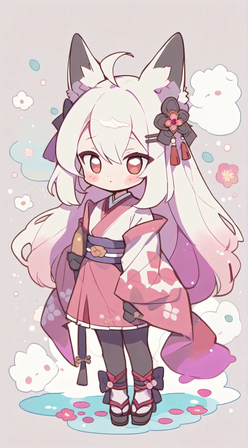 ai character: new kitsune family background