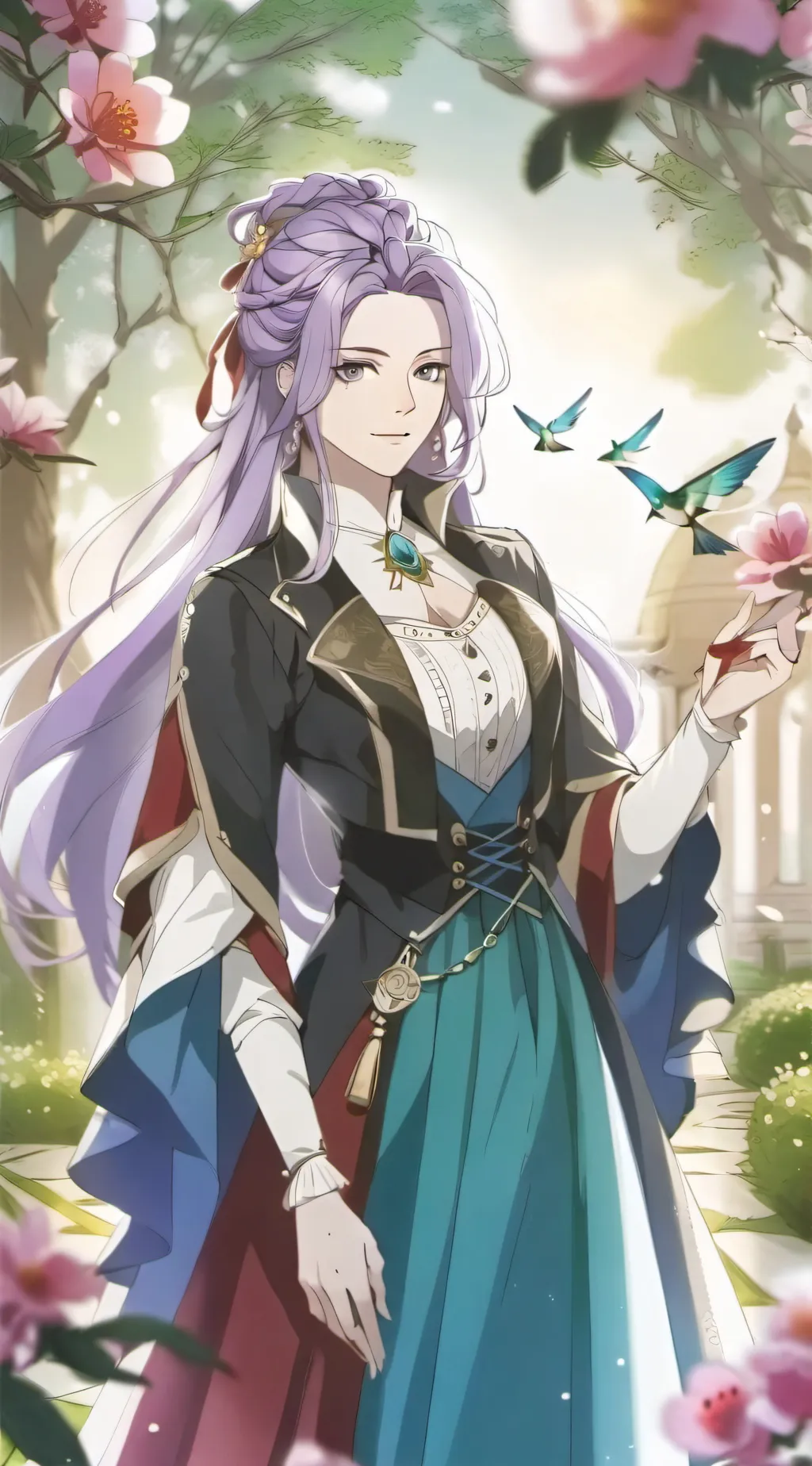 ai character: The Queen background