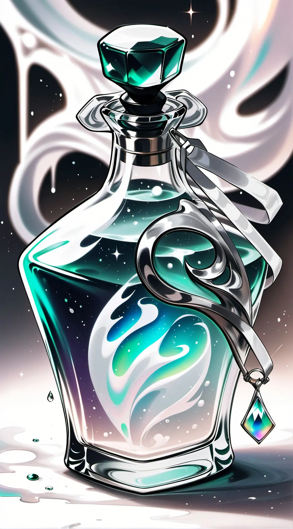 ai character: god potion  background