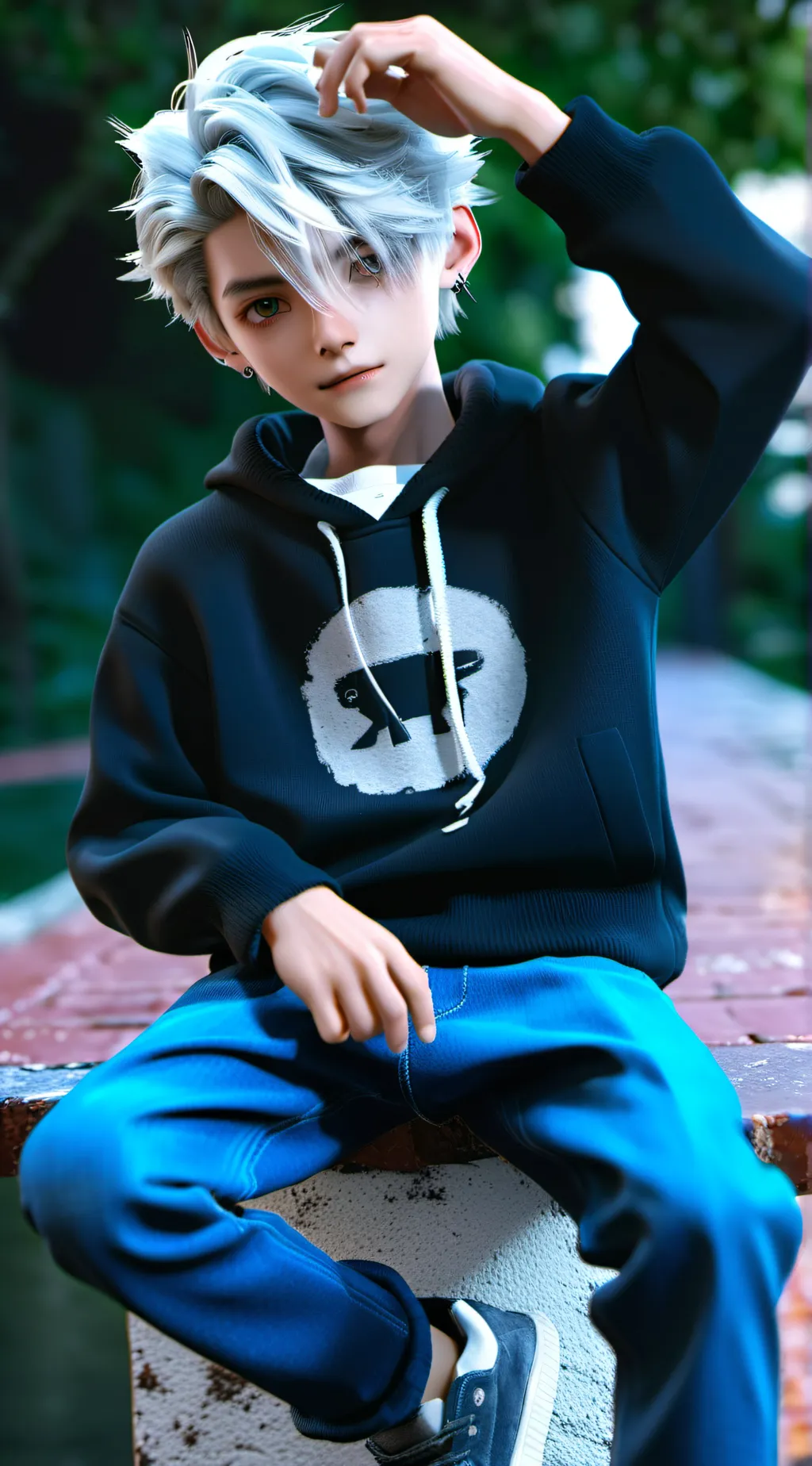 ai character: Isaac  background