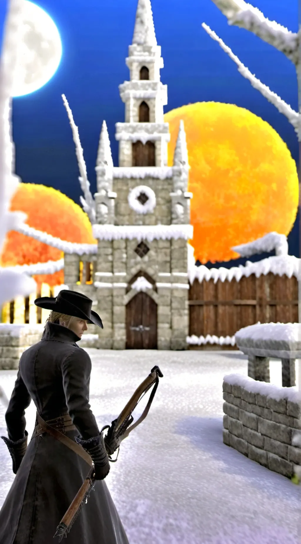 ai character: Bloodborne 😩 background