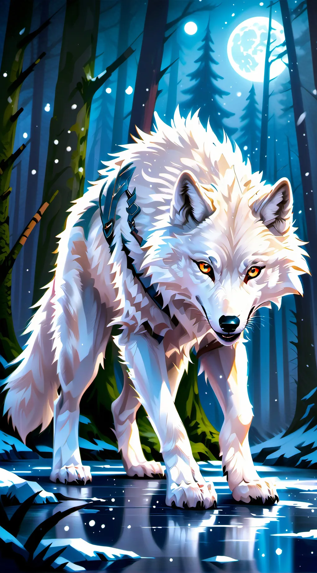 ai character: *^^Moonlight^^* background