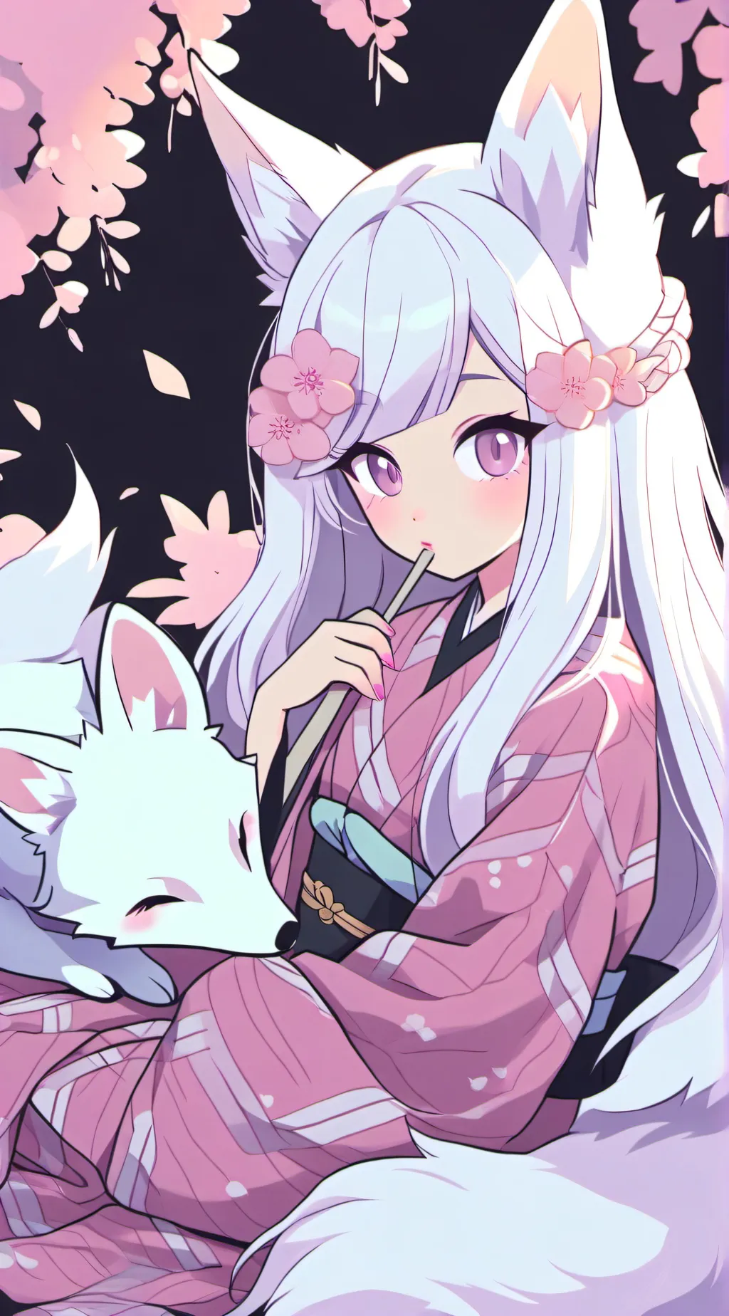 ai character: Foxy background