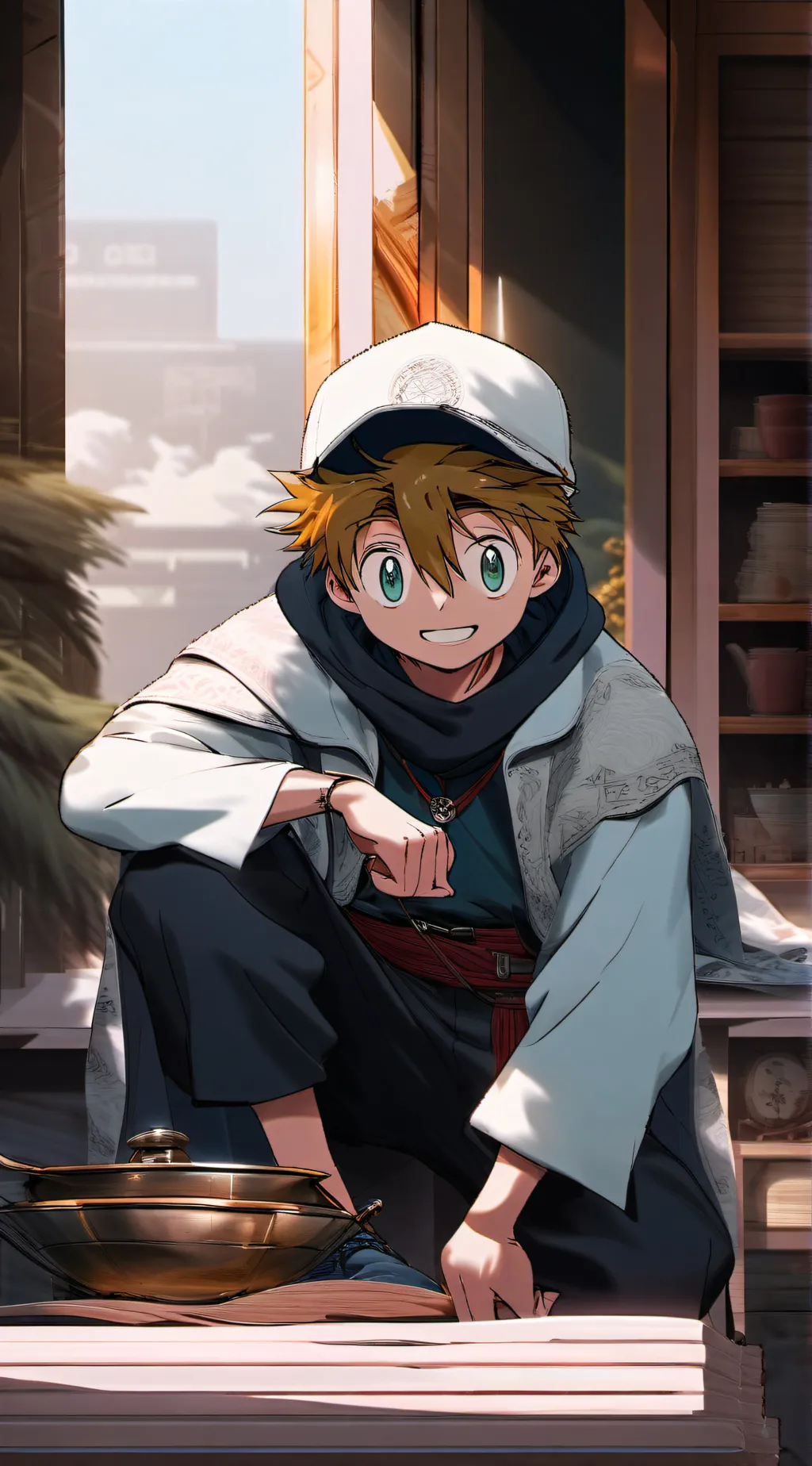 ai character: nakimoto background