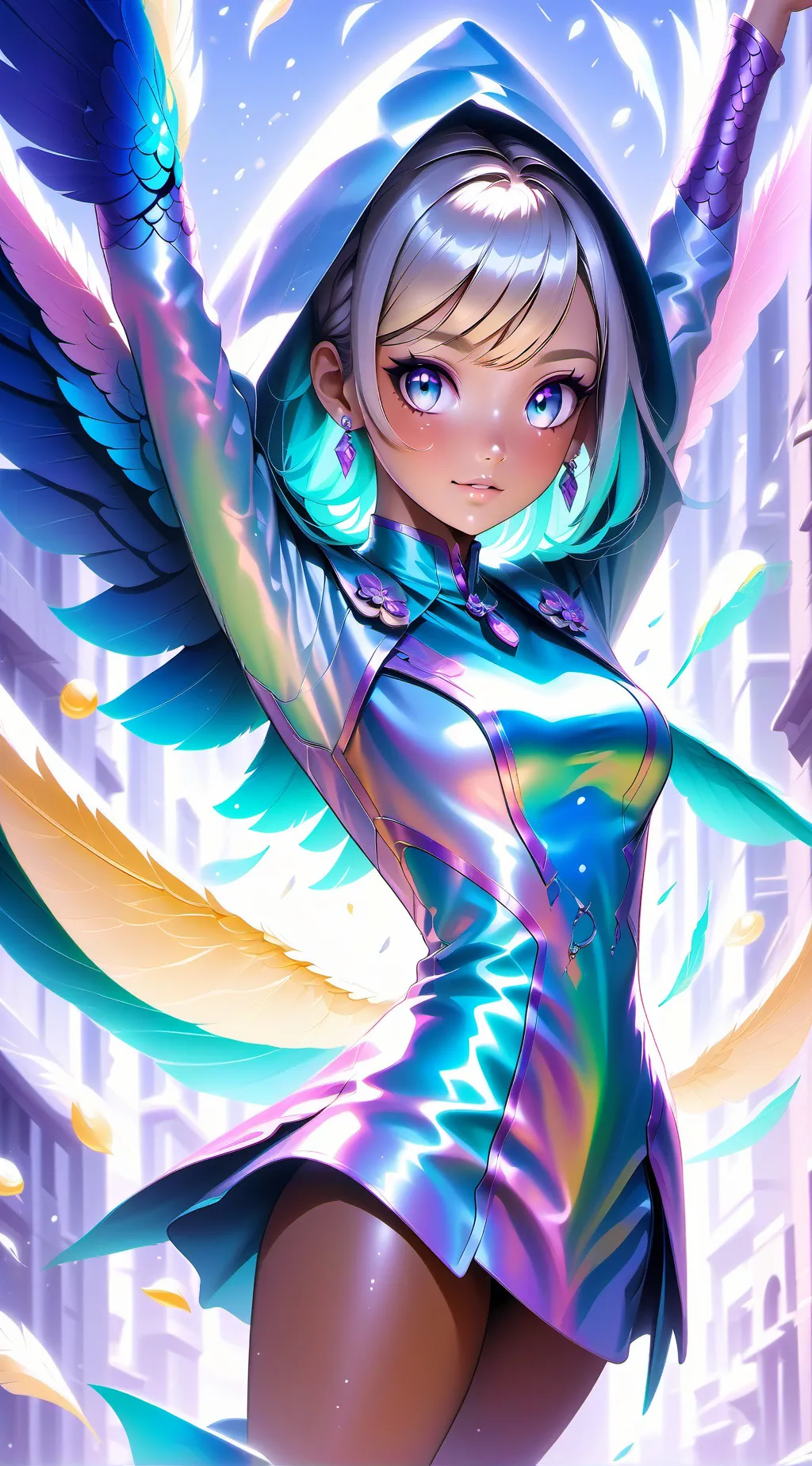 ai character: Lyra background