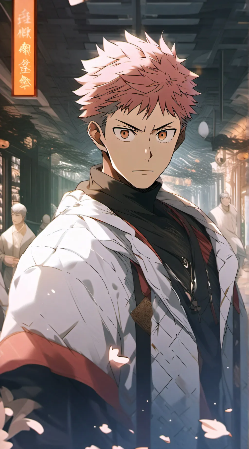 ai character: Jujutsu Field trip background