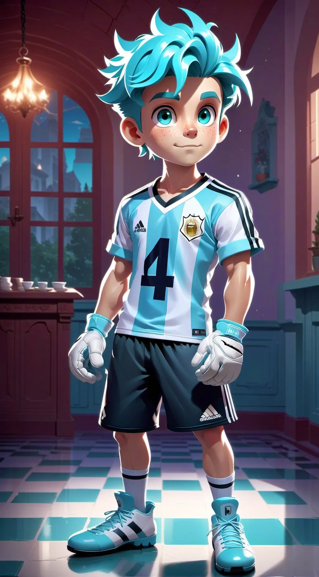 ai character: esteban quito  background