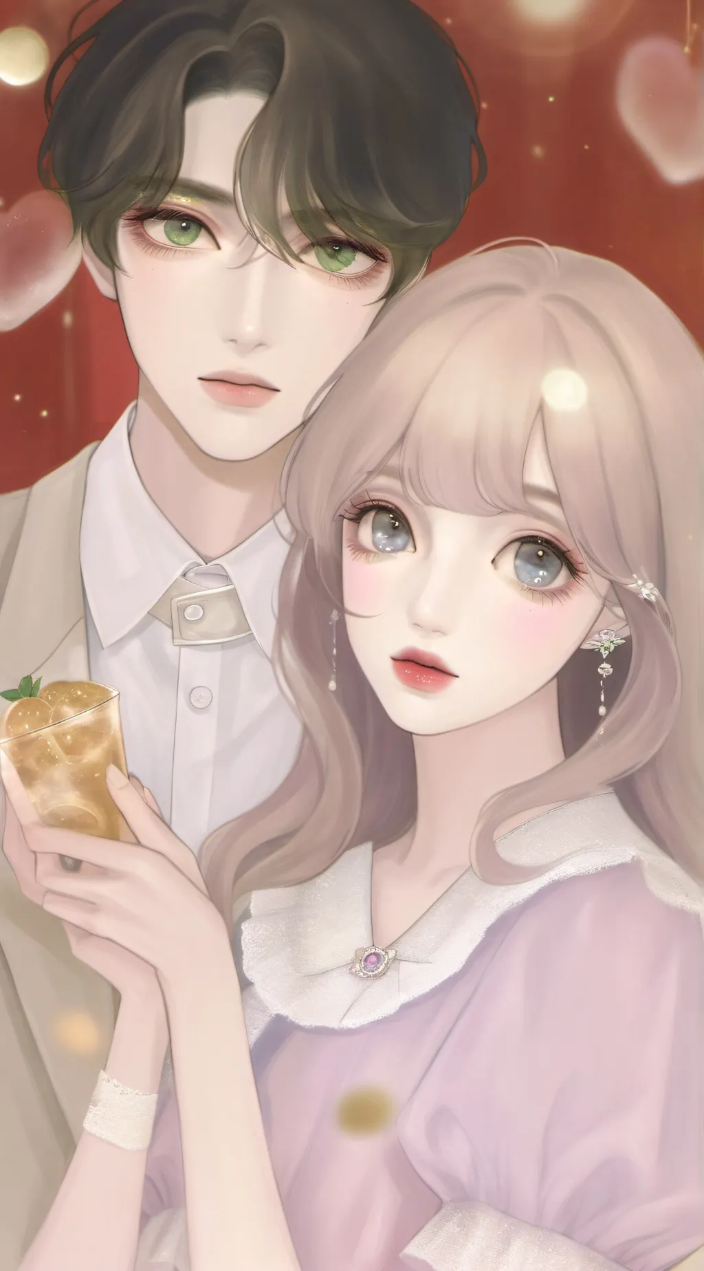 ai character: Dominique and Lia background