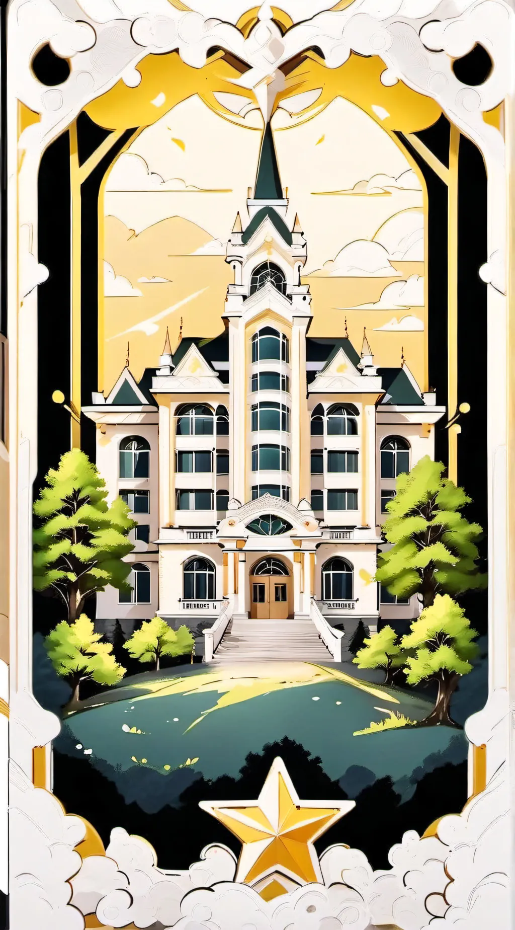 ai character: Dandys World (HS) background