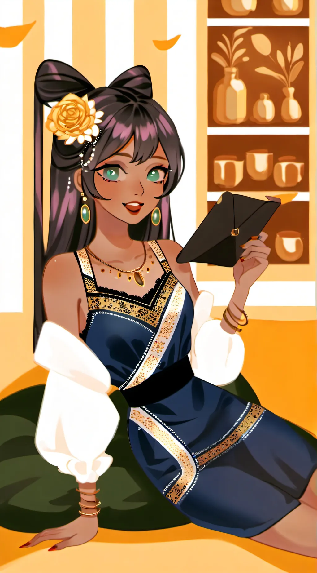 ai character: sara background