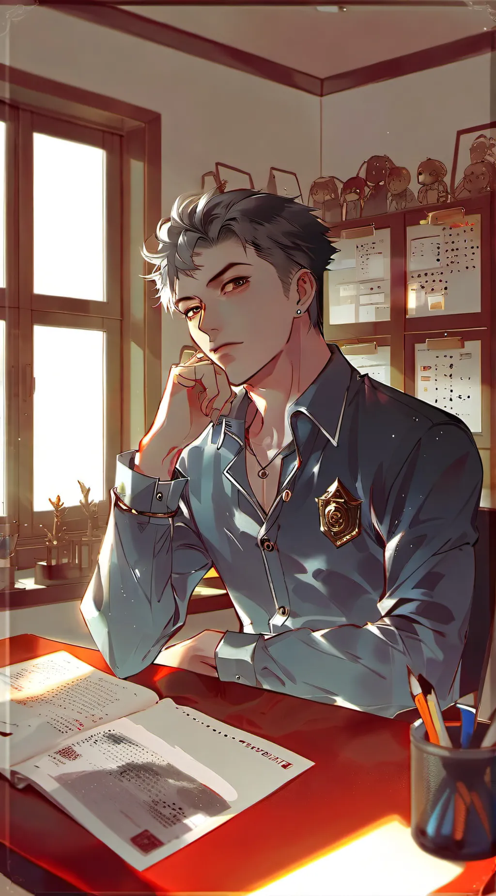 ai character: Marco😼 background