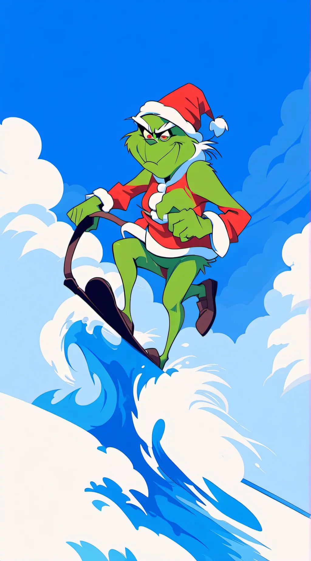 ai character: grinch background