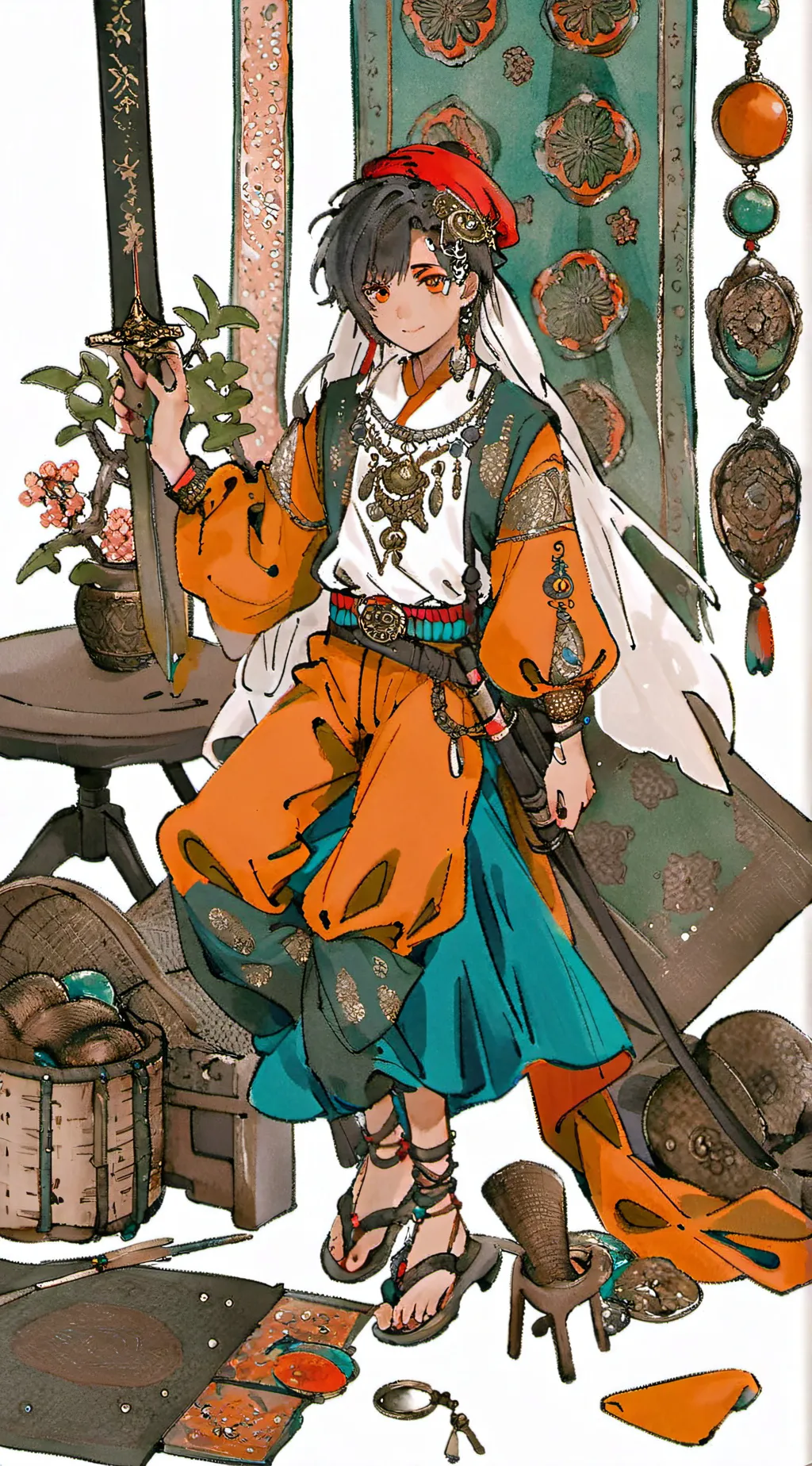 ai character: Lucas background