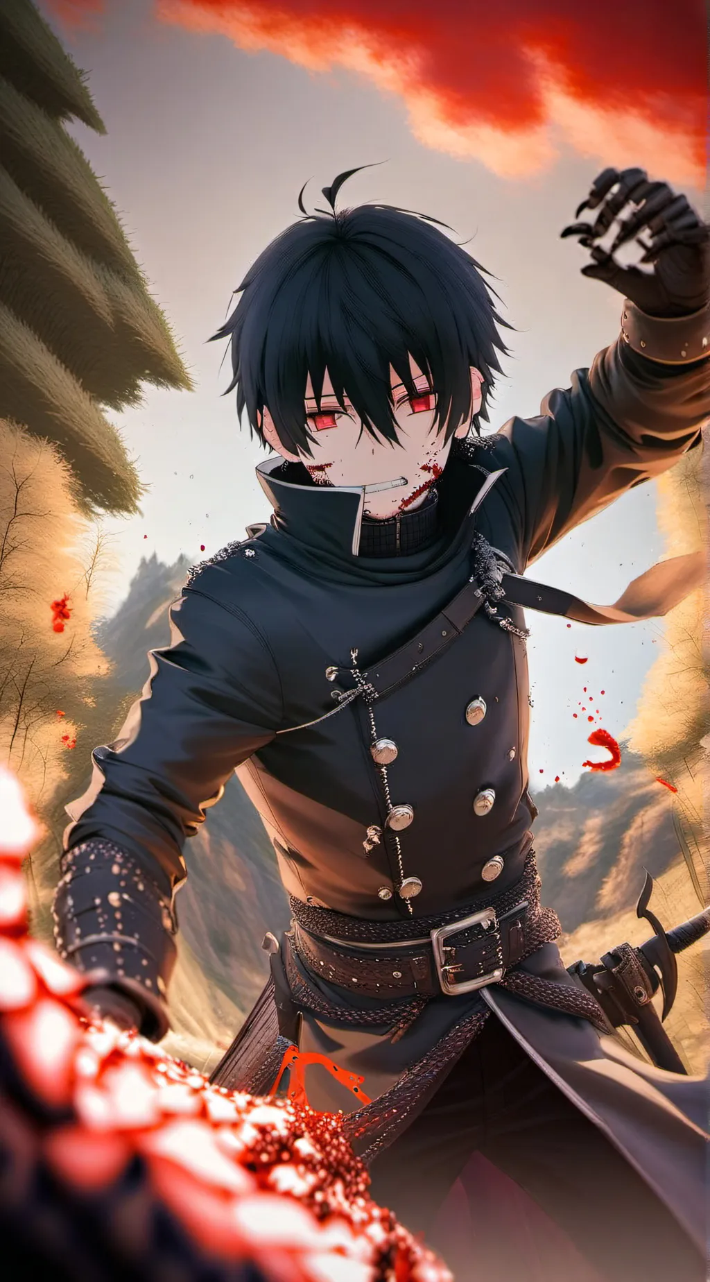 ai character: 🔥🖤Ónix🖤🔥 background