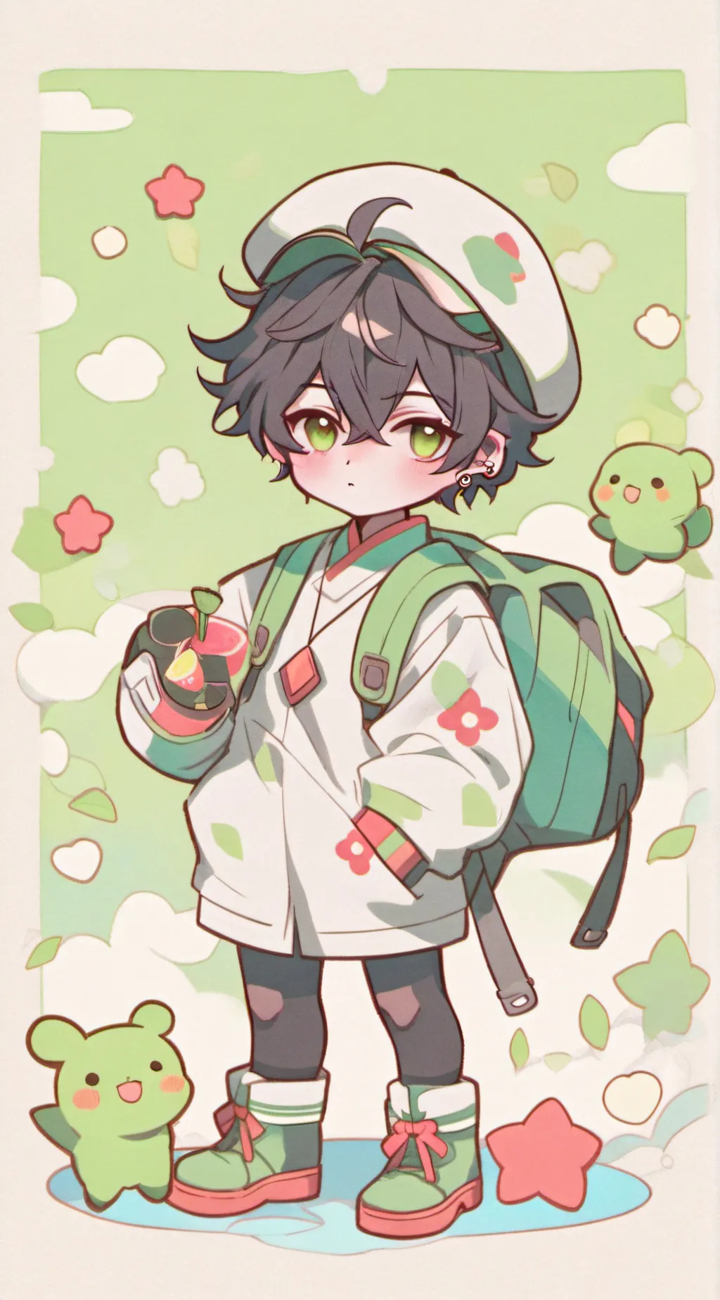 ai character: shibinho  background