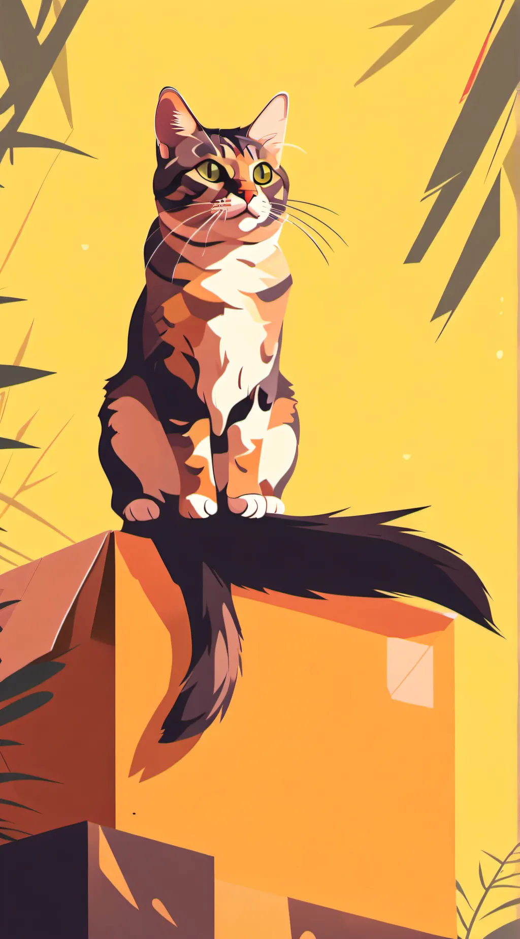 ai character: Be a cat :)  background