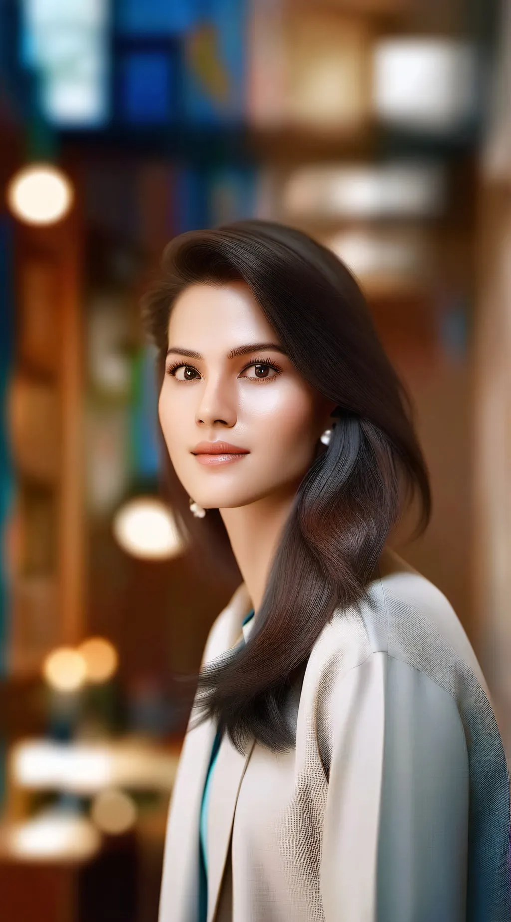 ai character: Enfocar background