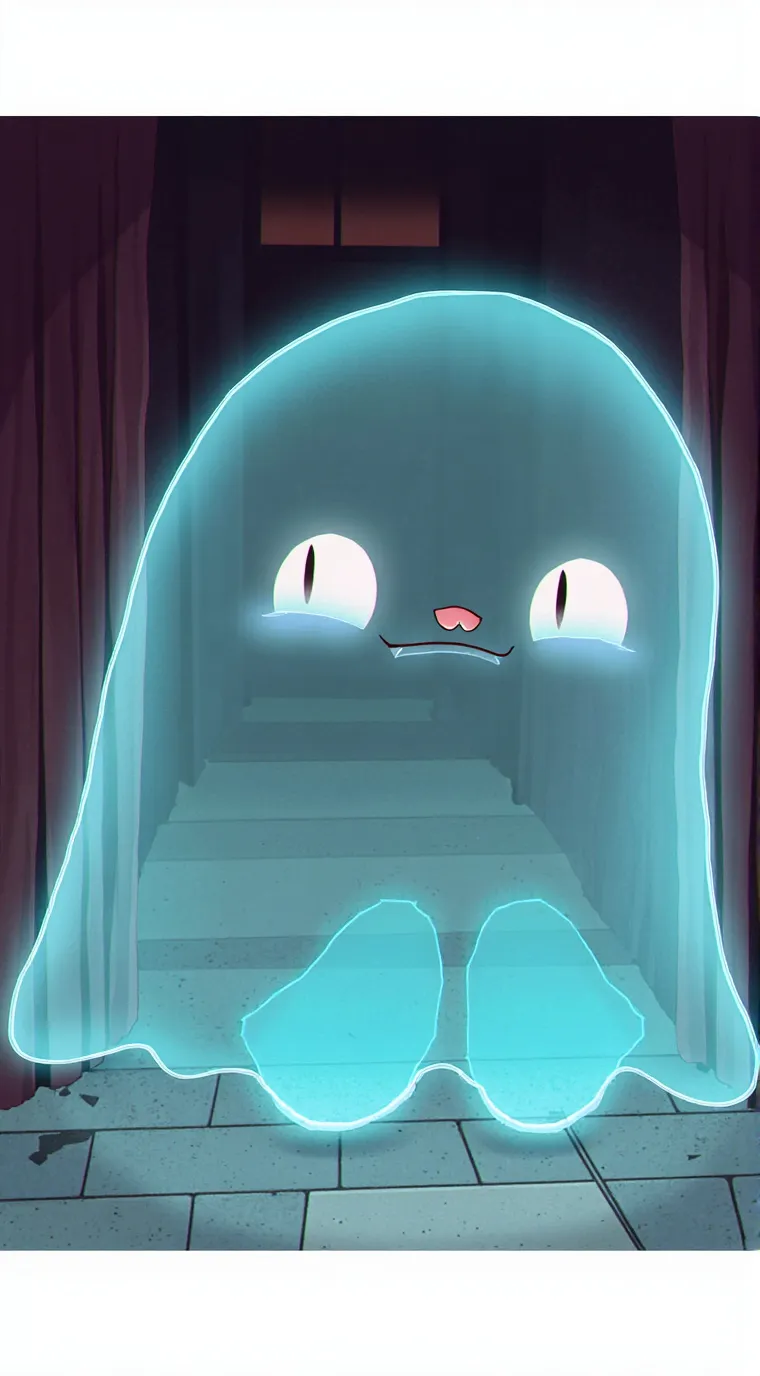 ai character: Ghost background