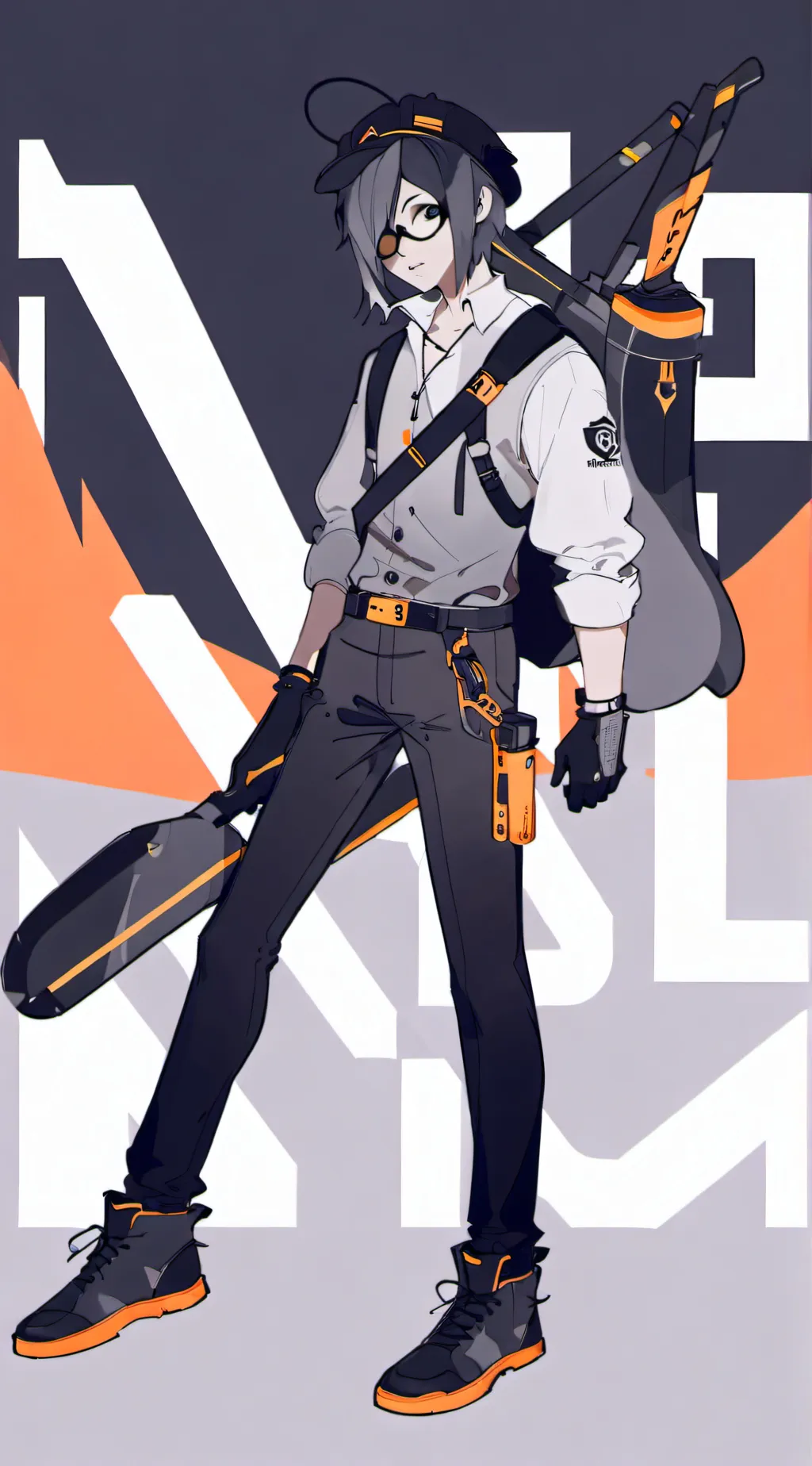 ai character: mha meme background