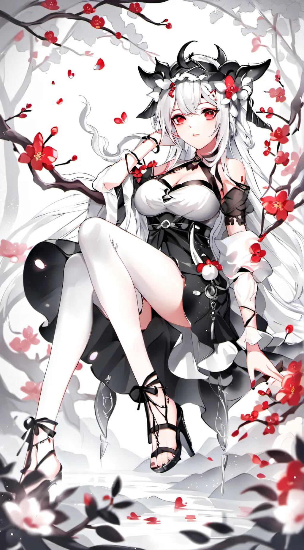 ai character: Sakura background