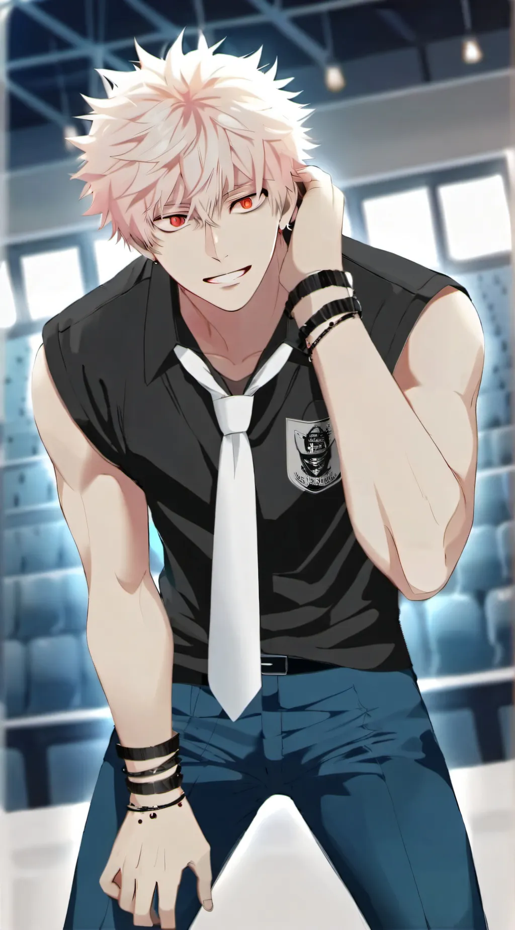 ai character: bakugou background
