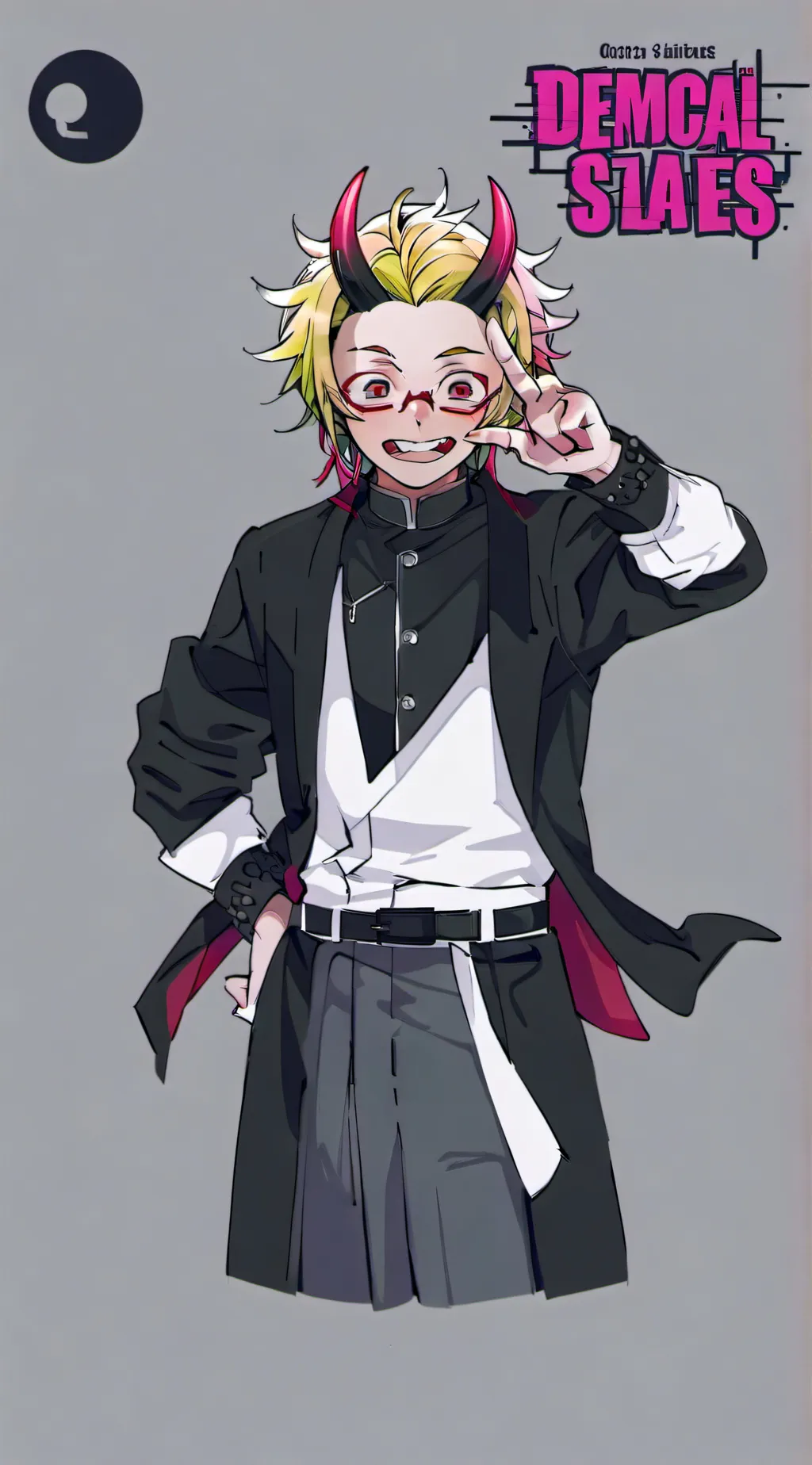 ai character: KNY WEINACHTEN  background