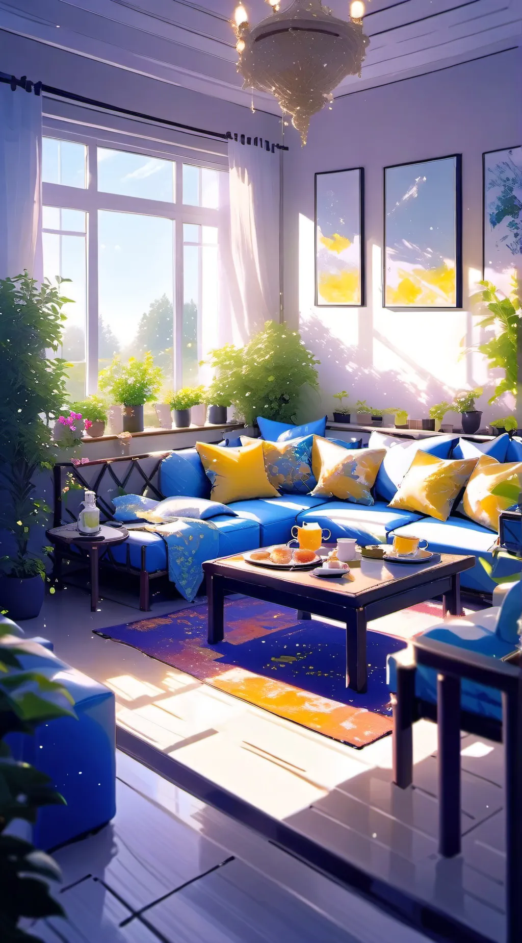 ai character: JJK sleepover background