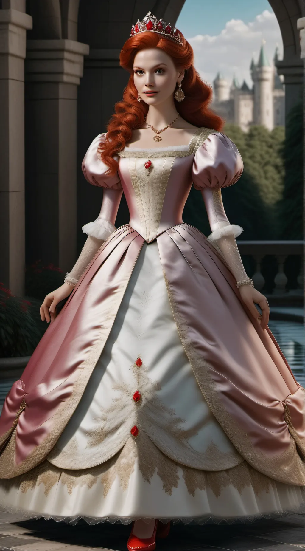 ai character: princess toadstool background