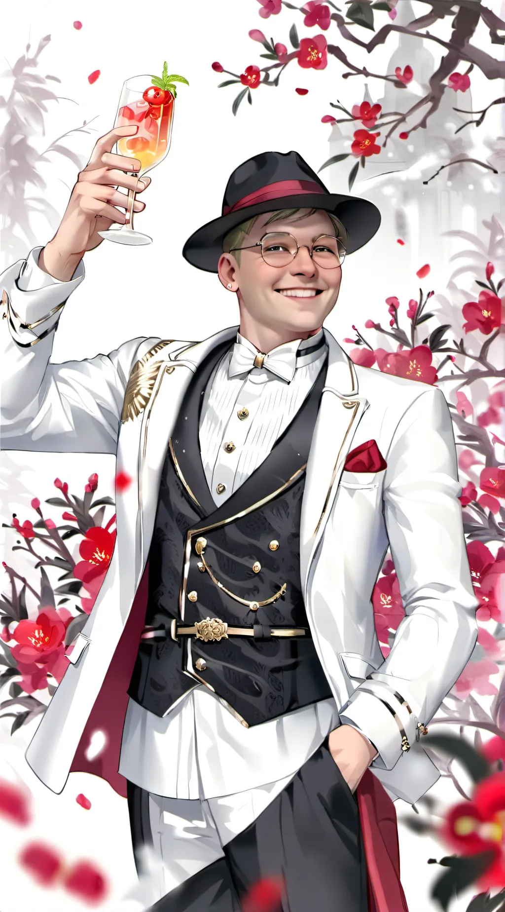 ai character: Jim Rosenthal  background