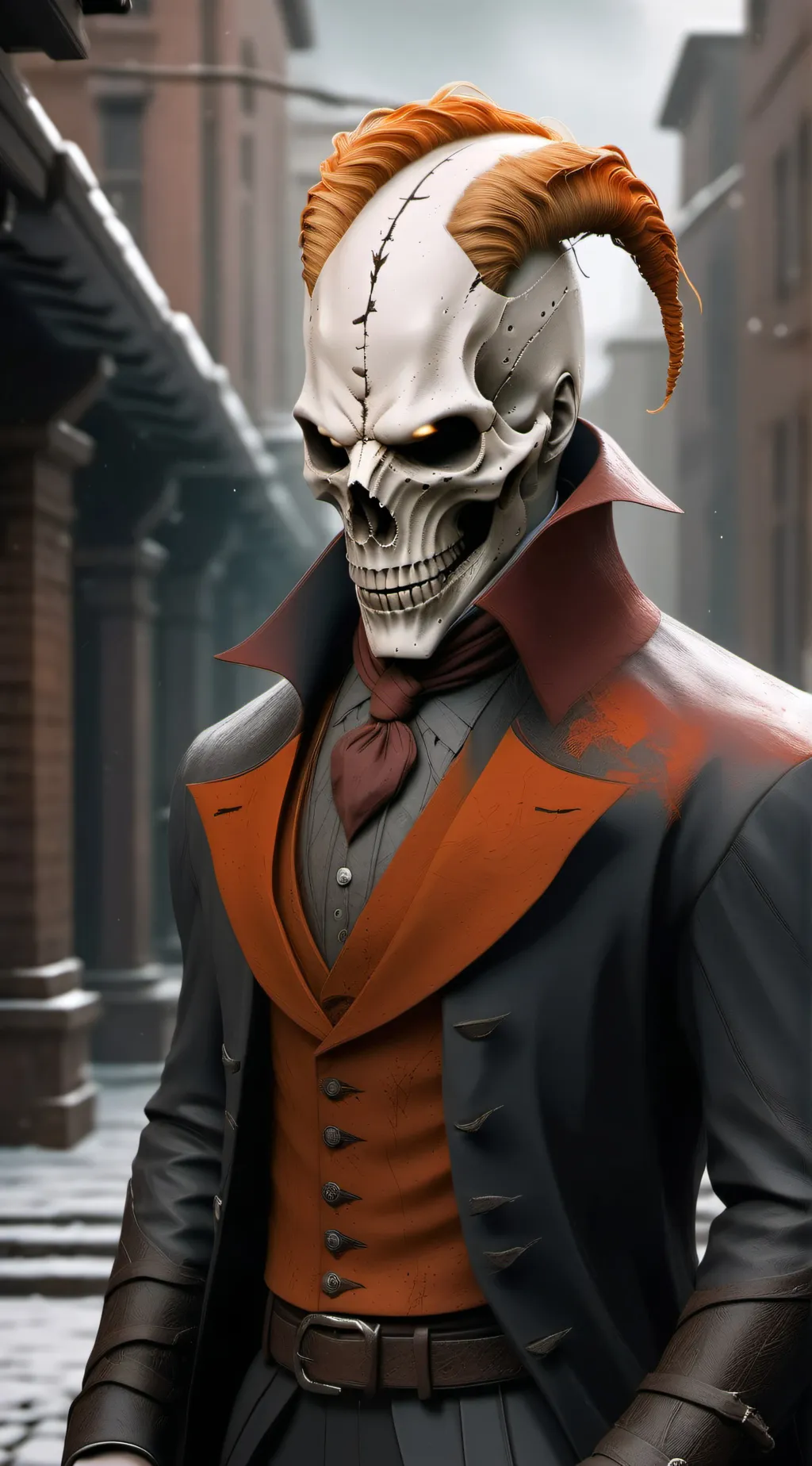 ai character: Headless horseman background