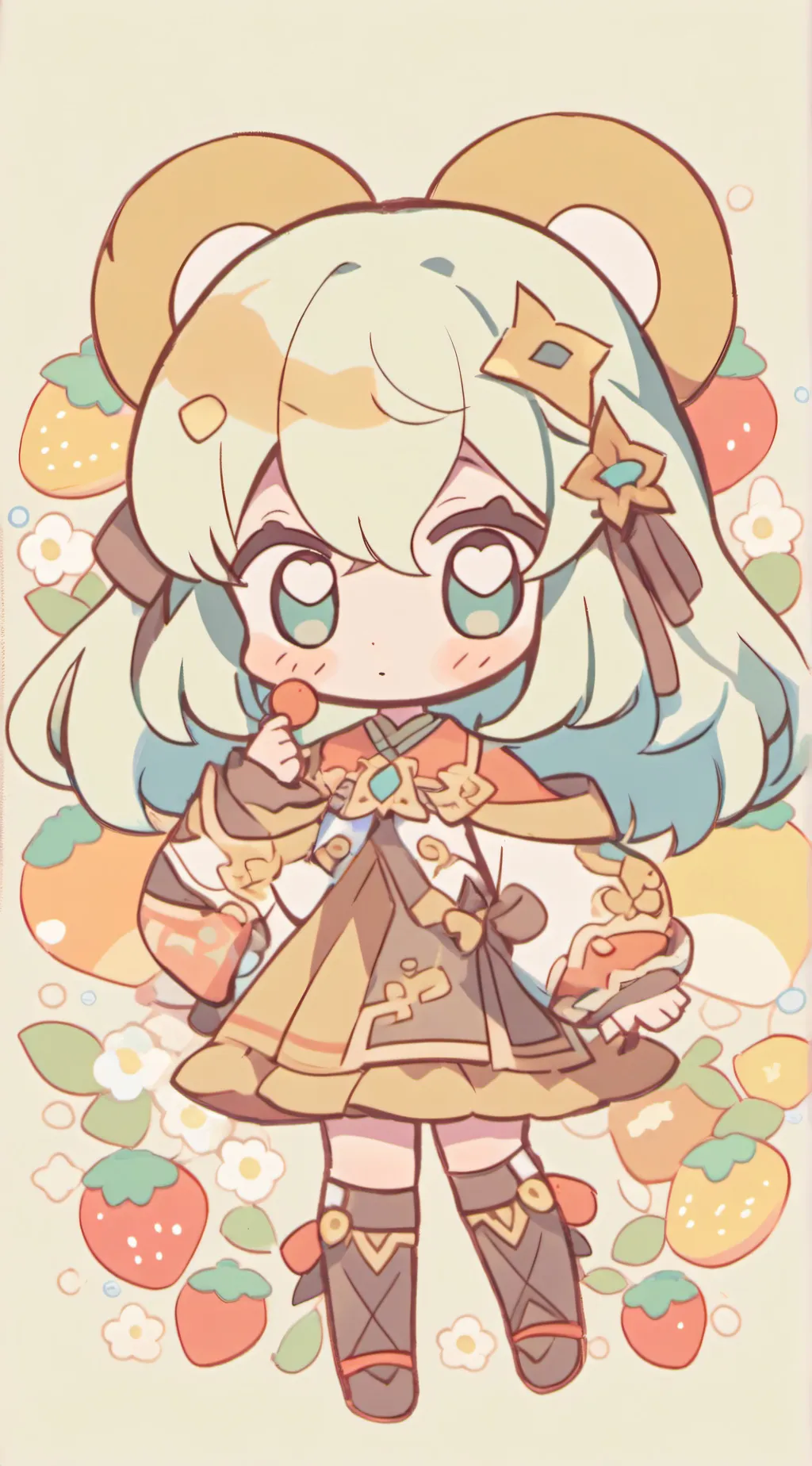 ai character: DW YOUR PEBBLE!  background