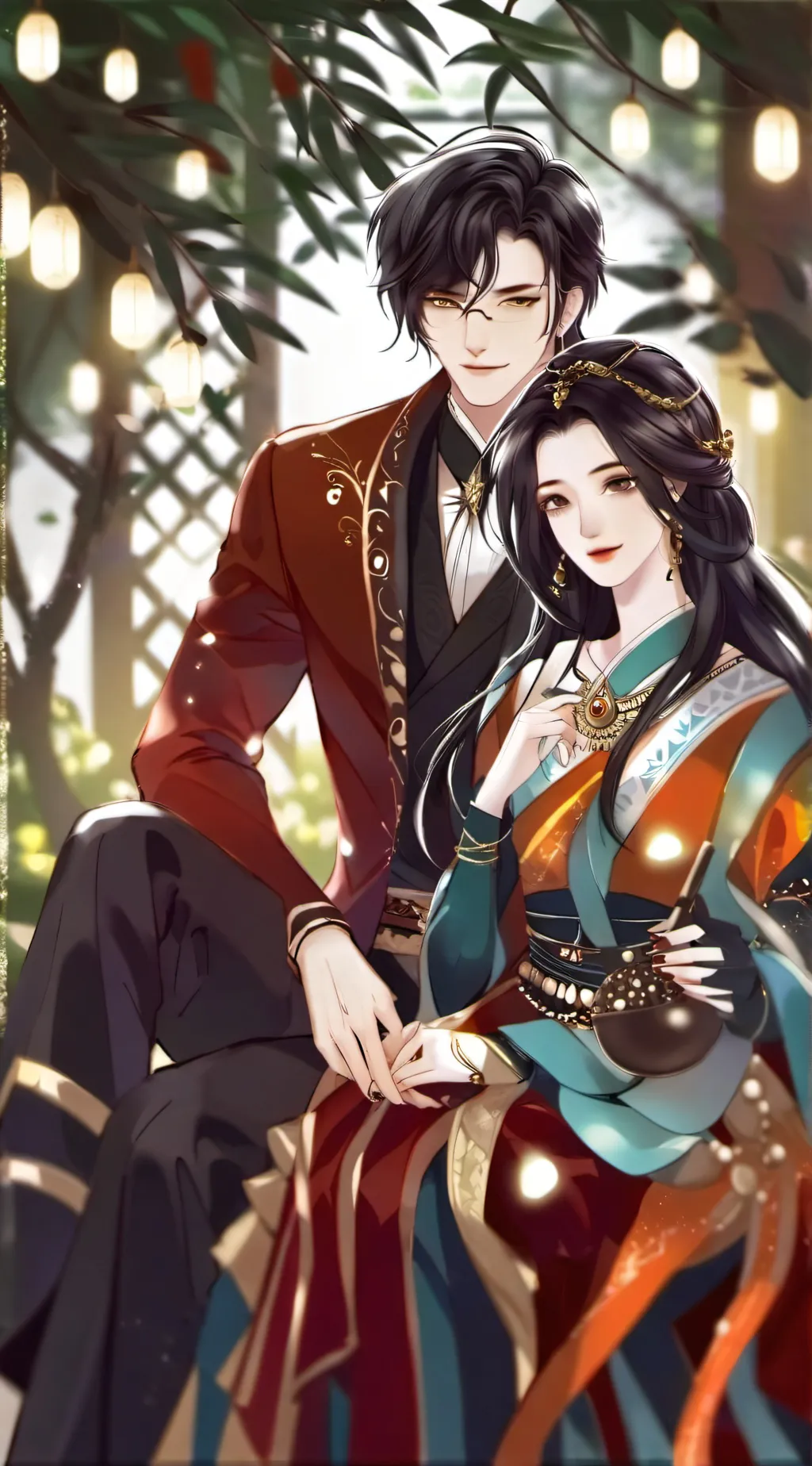 ai character: Alex and Layla background