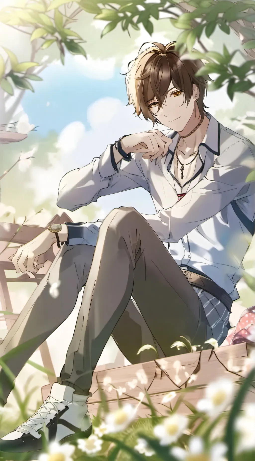 ai character: Max background