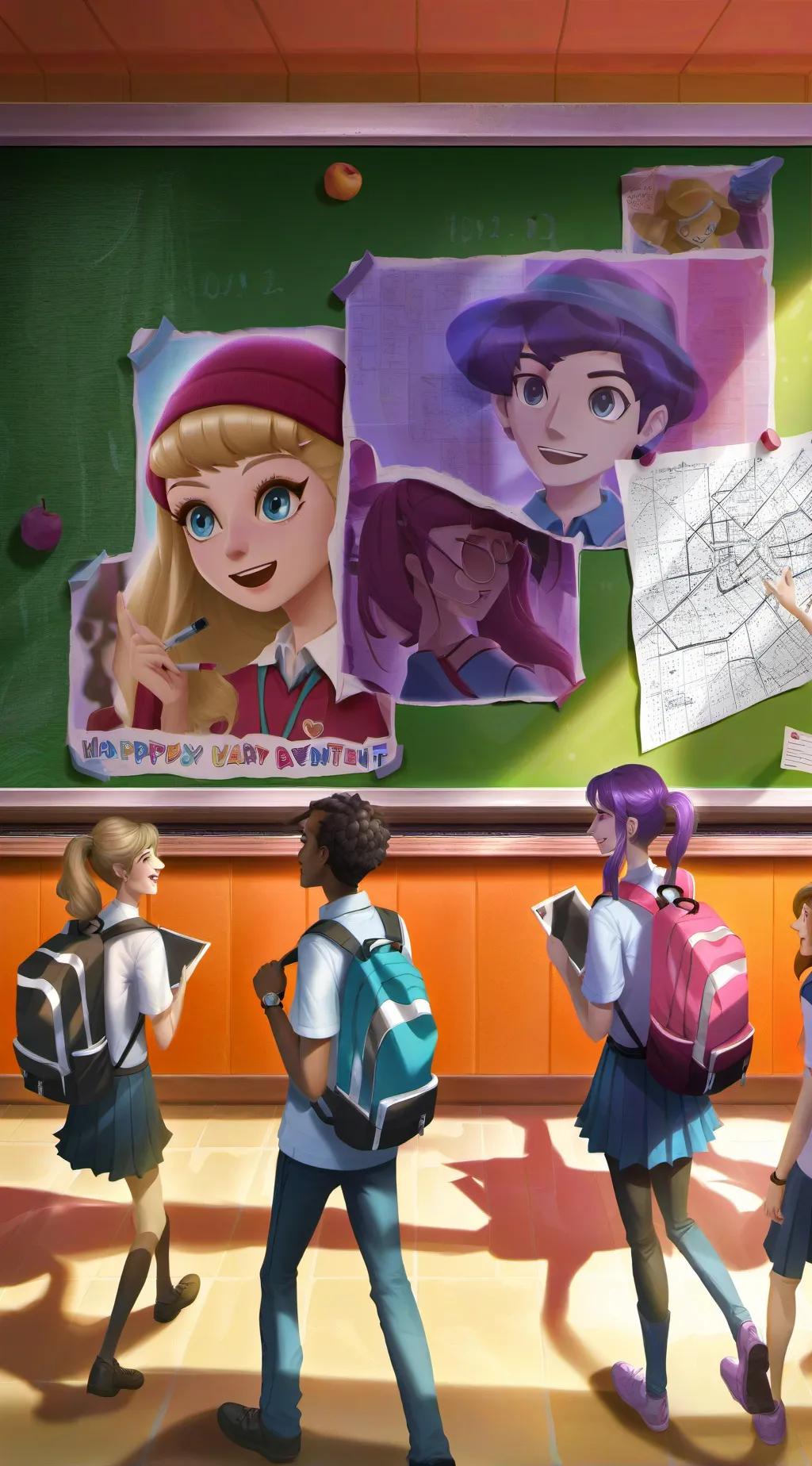 ai character: school background