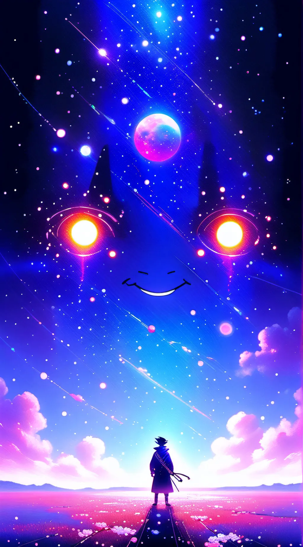 ai character: THANKS  background