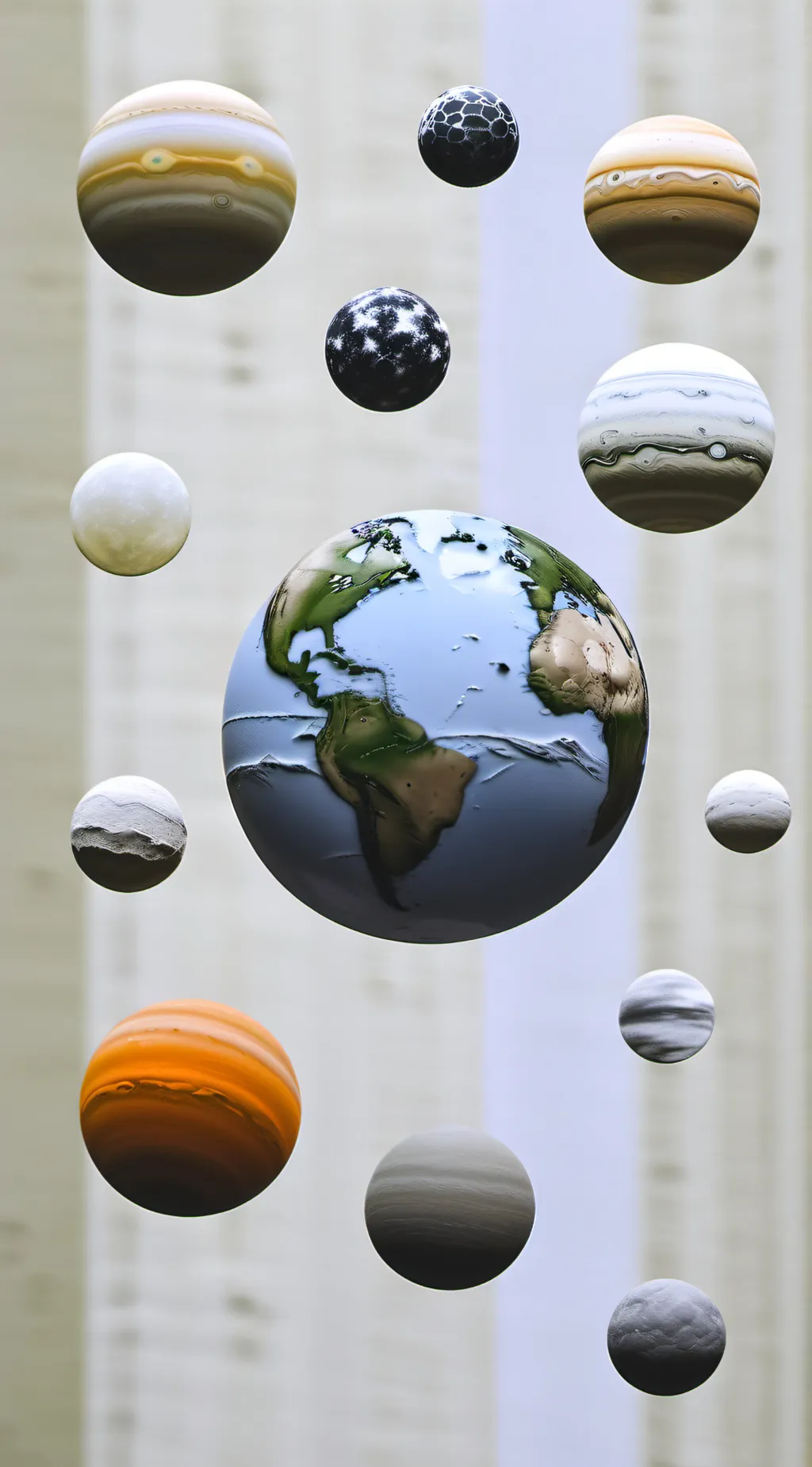 ai character: solarBALLS background