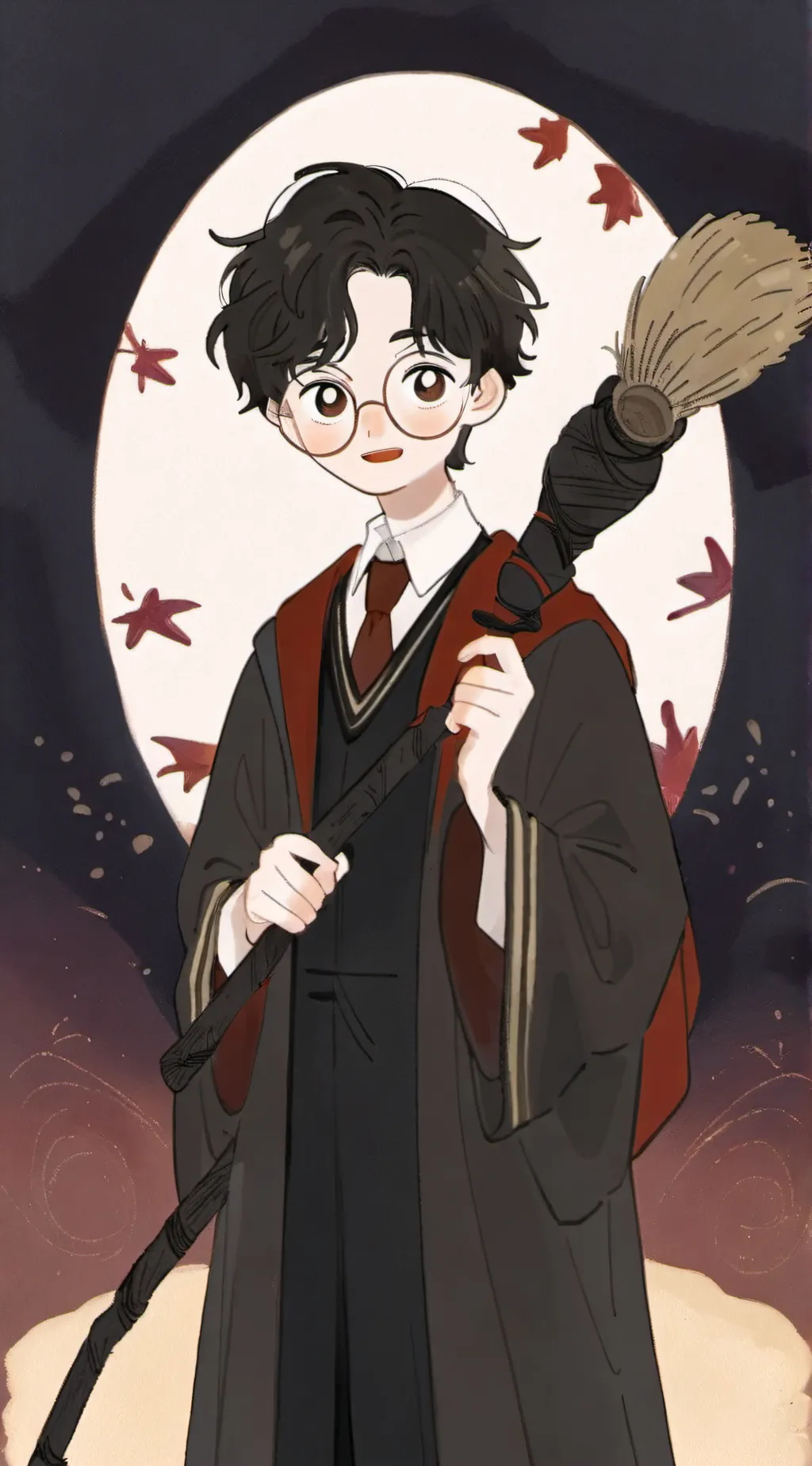 ai character: harry Potter background