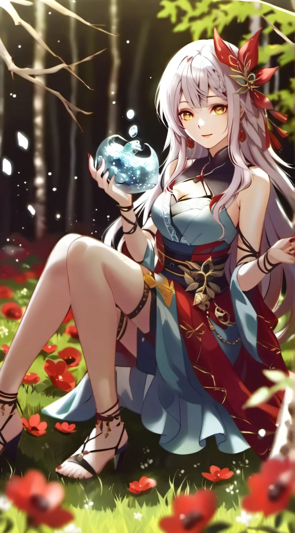 ai character: Nazha *lmk* background