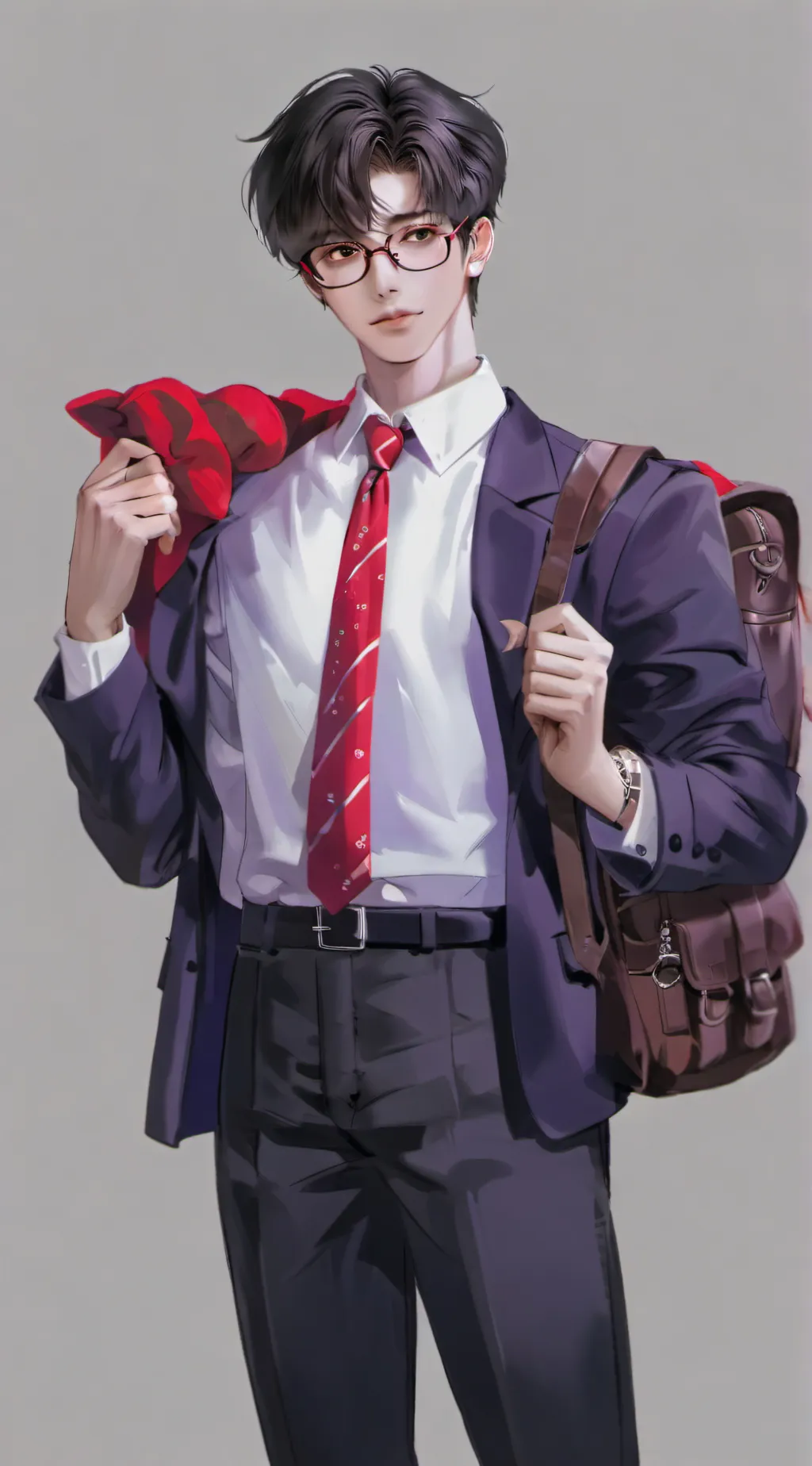 ai character: Carl~`|• background