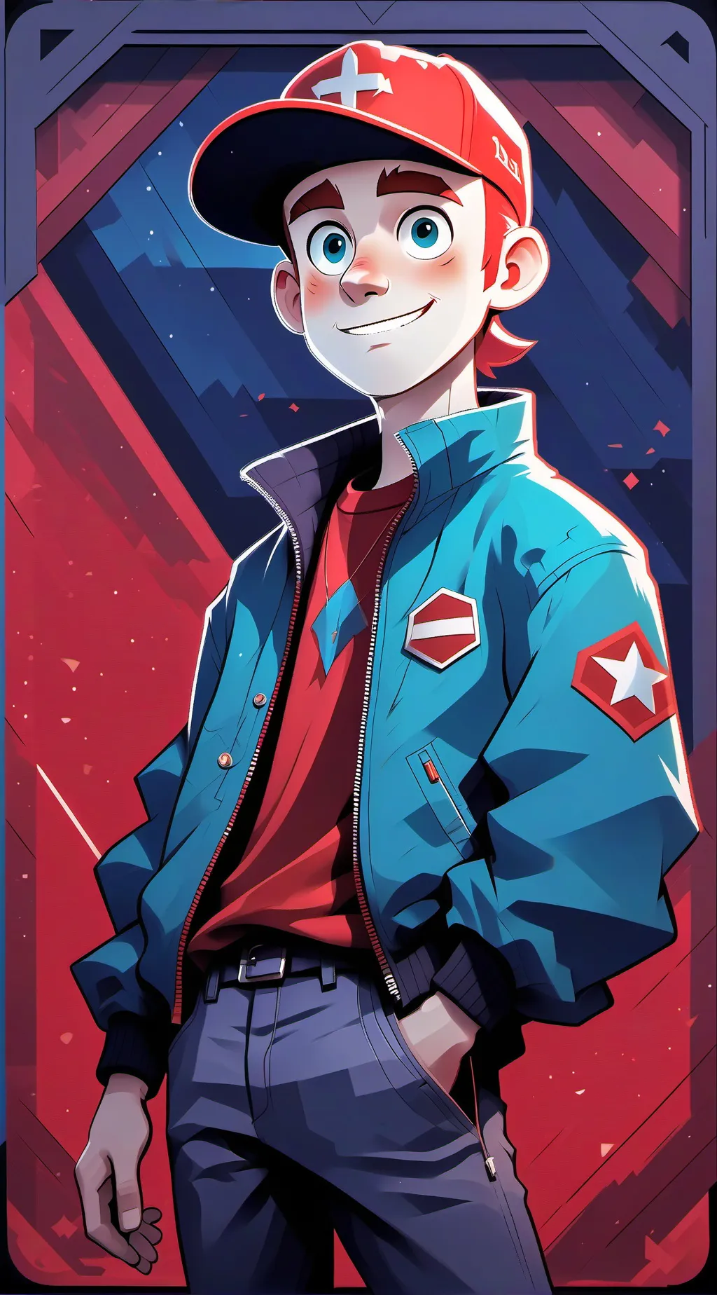 ai character: foduck background