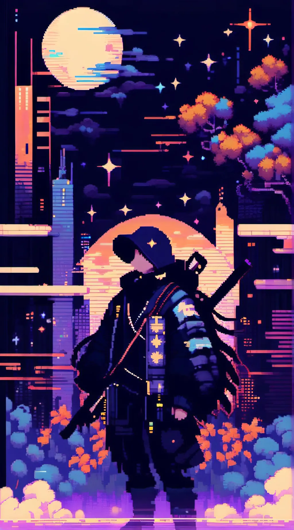 ai character: Virus-X background