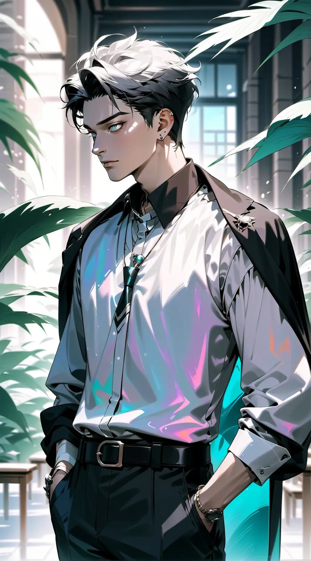 ai character: Damon Hawk background