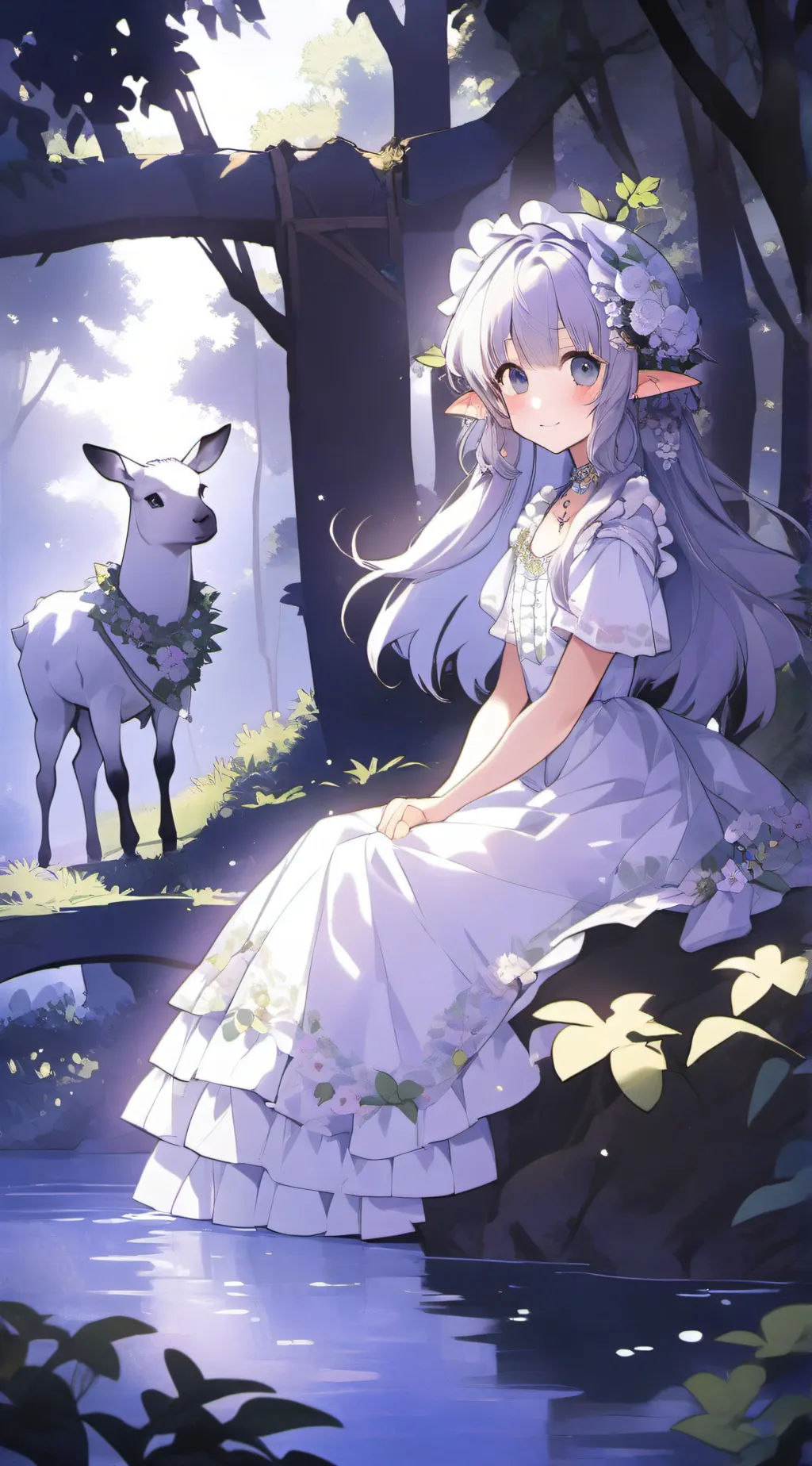 ai character: lia duende🐷🎀 background