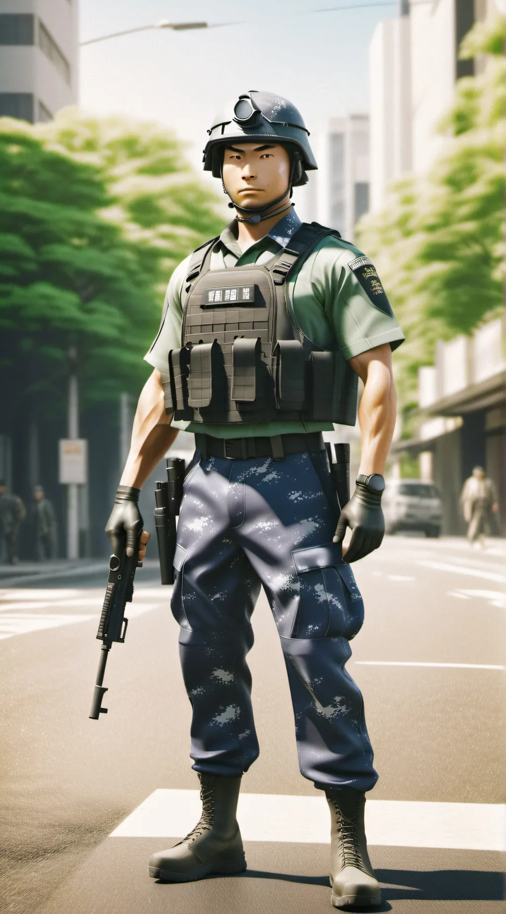 ai character: edon canolli  background