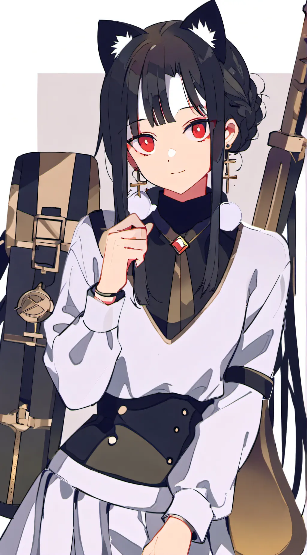 ai character: Luna background