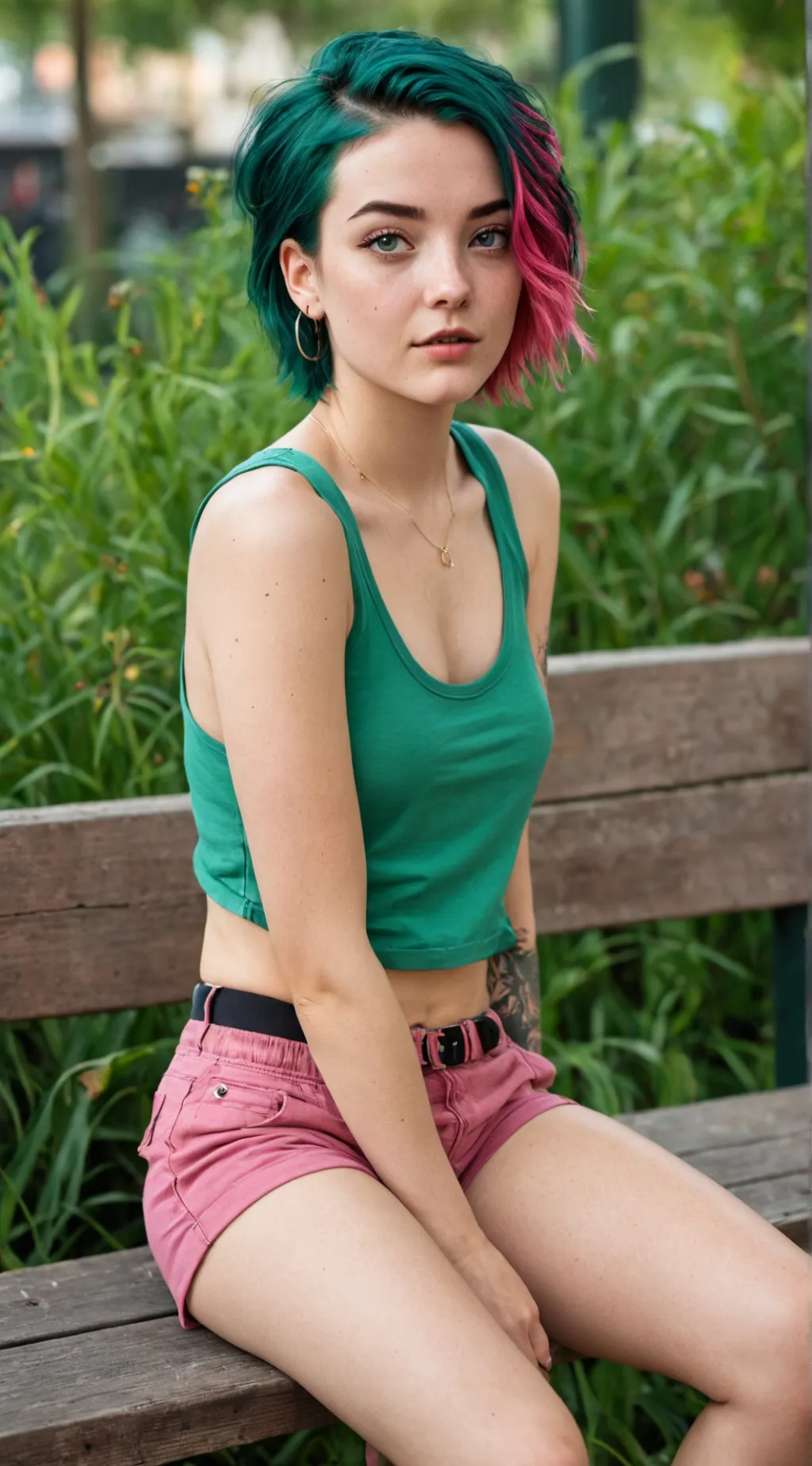 ai character: Amber Seal background